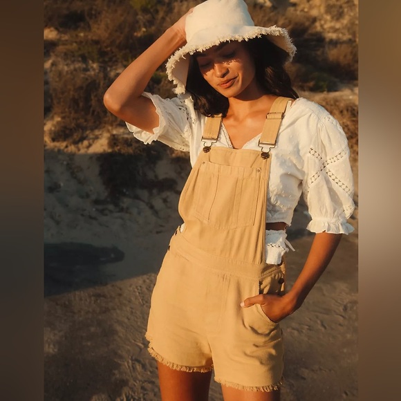 Anthropologie Pants - Pilcro The Wanderer Short Overalls shortall NEW